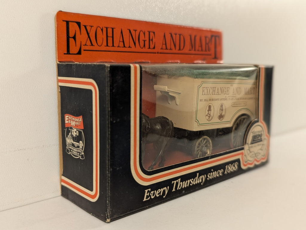 Lledo Exchange & Mart Horse Drawn Delivery Van Die-cast Model