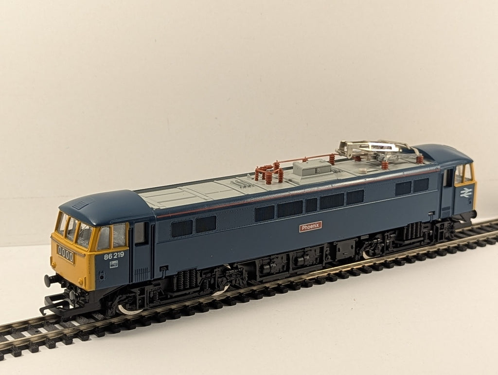 Hornby OO Gauge Class 86/2 'Phoenix' Electric Locomotive 86219 BR Blue R388