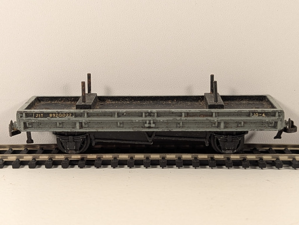 Hornby Dublo 21-Ton Double Bolster Wagon B920022 BR Grey (OO Gauge)