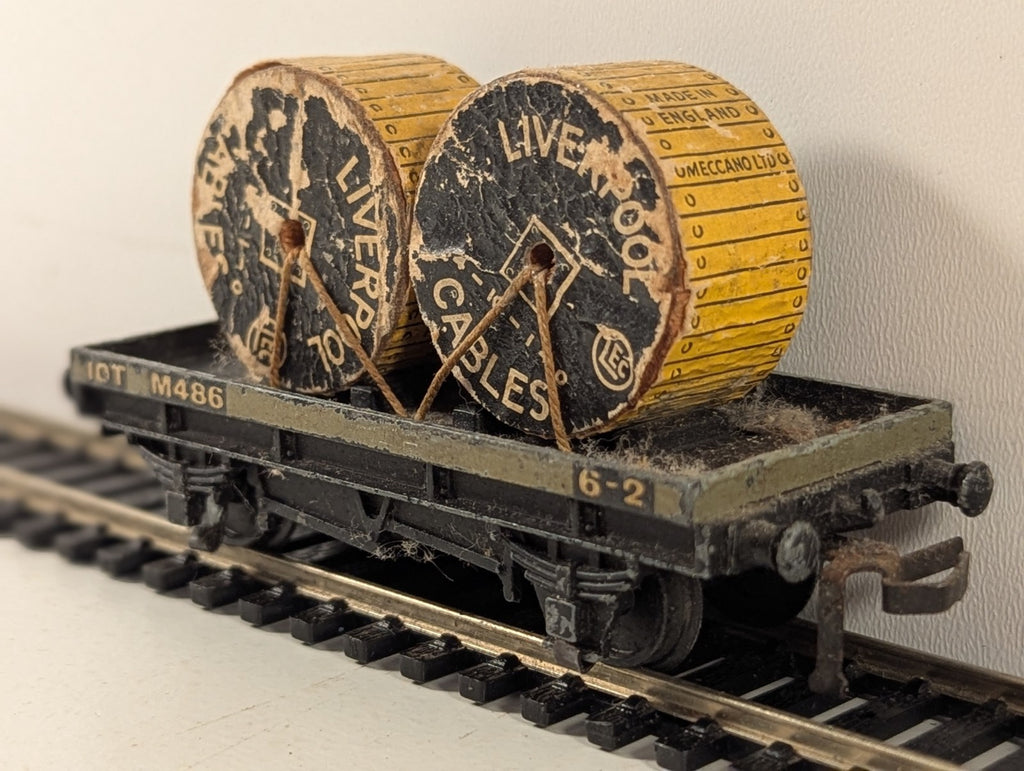 Hornby Dublo 32086 Liverpool Cables 10 Ton Low Sided Wagon OO Gauge