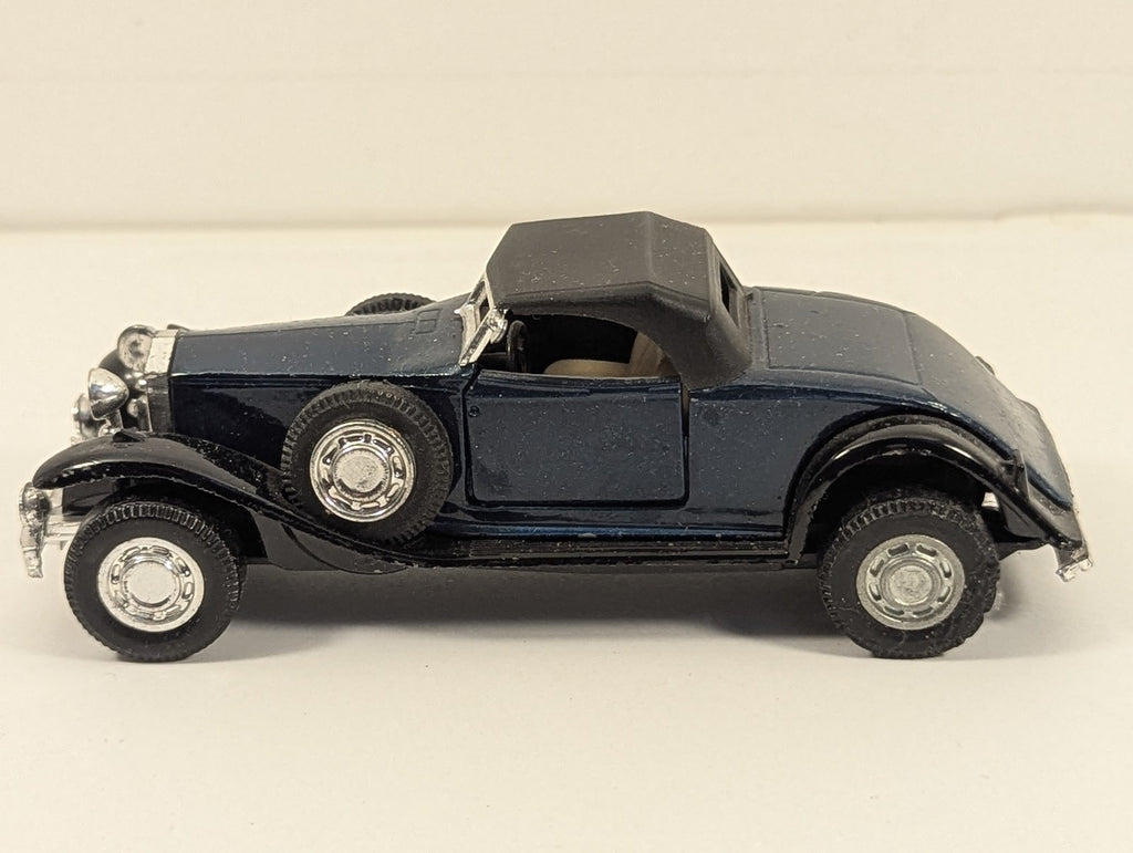 Yatming 1:64 1931 Rolls-Royce Phantom II Die-cast Model Car Dark Blue and Black