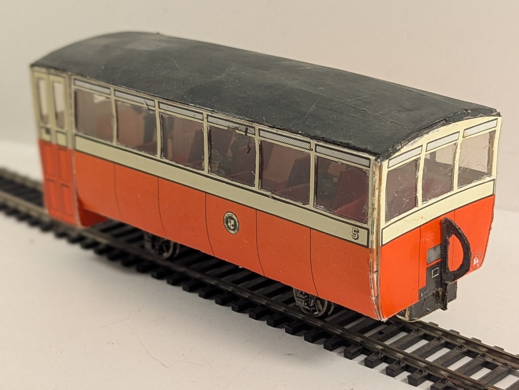 Scratchbuilt County Donegal Railways Railcar Trailer No. 5