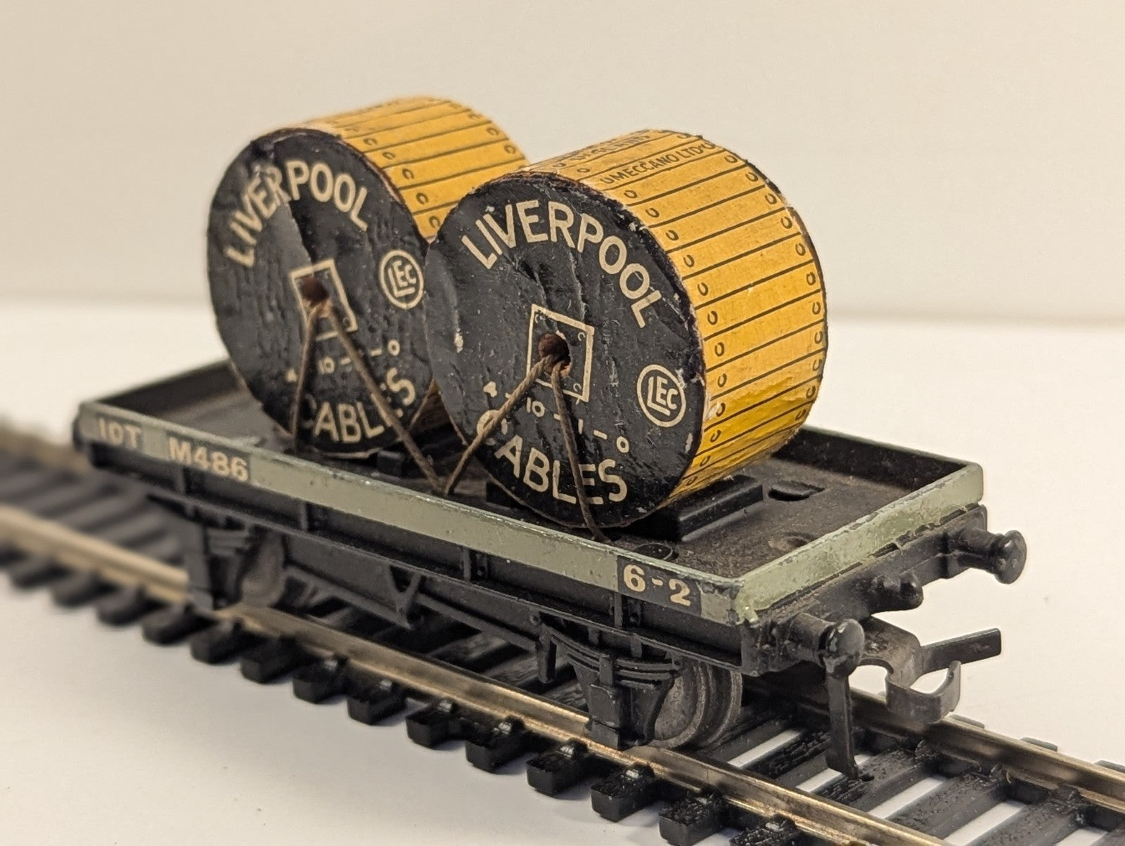 Hornby Dublo OO Gauge D1 Liverpool Cables Wagon M486