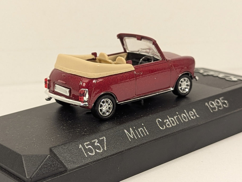 Solido Mini Cabriolet 1995 Die-cast Model Metallic Red 1537