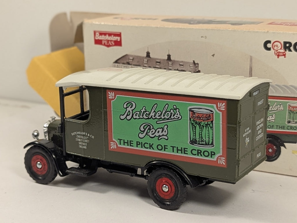 Corgi Thornycroft Box Van Diecast Model Van PEAS 1 Batchelors Peas