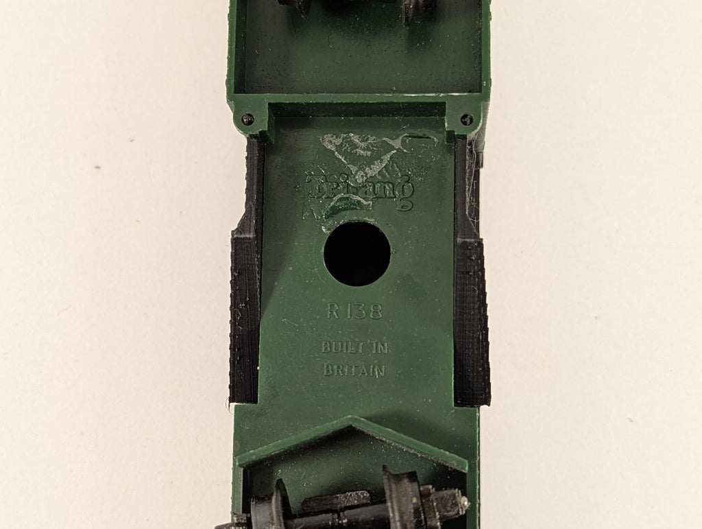 Tri-ang OO Gauge Snow Plough Snowplough 53427 Green & Black R138