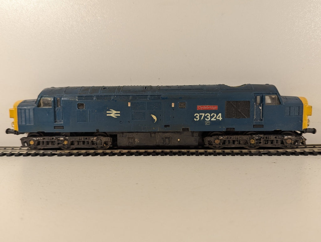 Lima OO Gauge Class 37 Diesel Locomotive 37324 BR Blue 205220 Spares or Repair