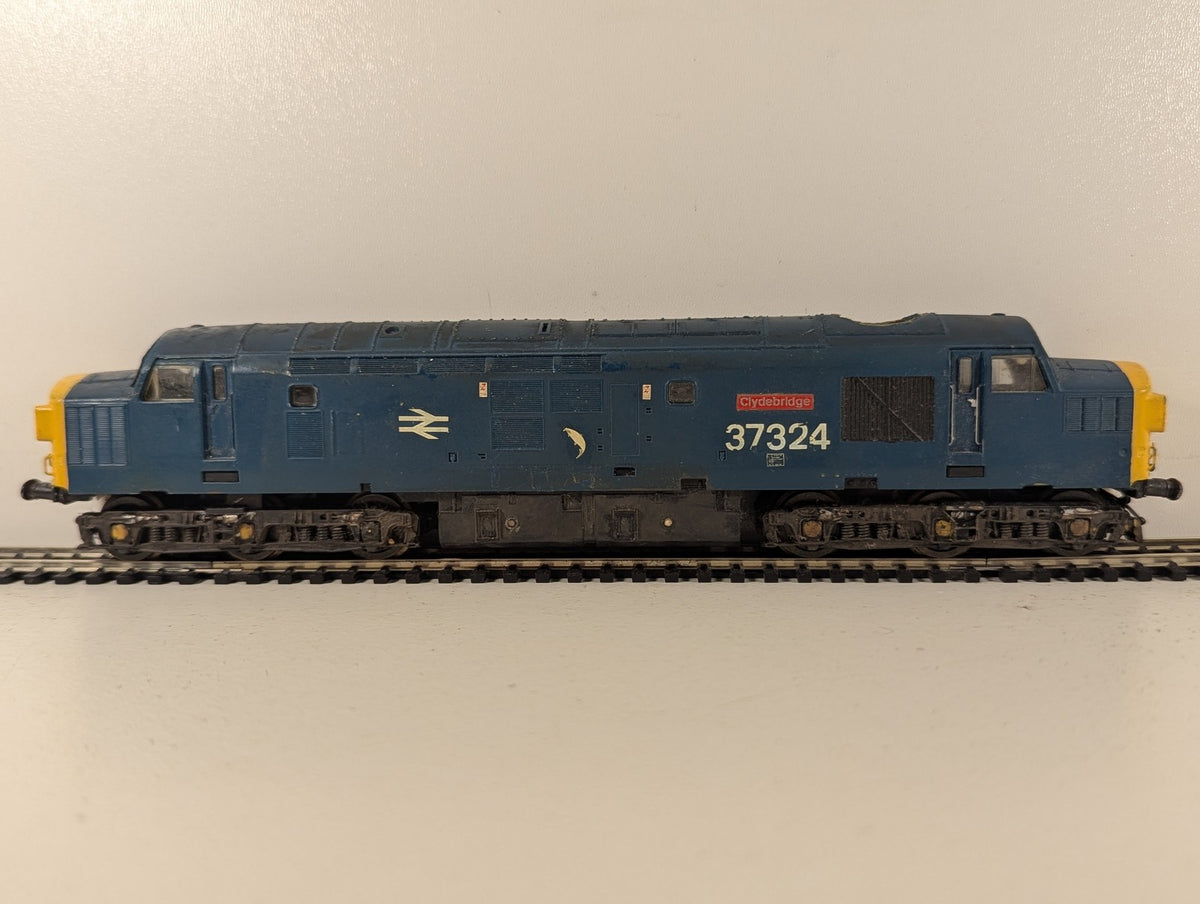 Lima OO Gauge Class 37 Diesel Locomotive 37324 BR Blue 205220 Spares or Repair