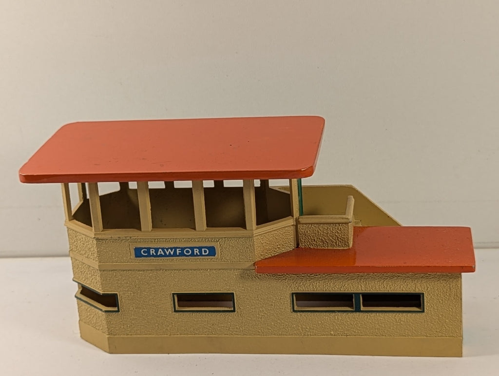 Hornby Dublo OO Gauge D1 Signal Cabin Buildings & Structures Cream