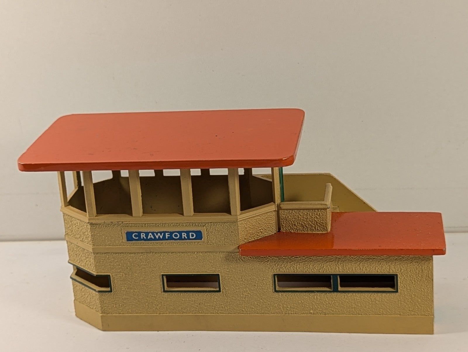 Hornby Dublo OO Gauge D1 Signal Cabin Buildings & Structures Cream