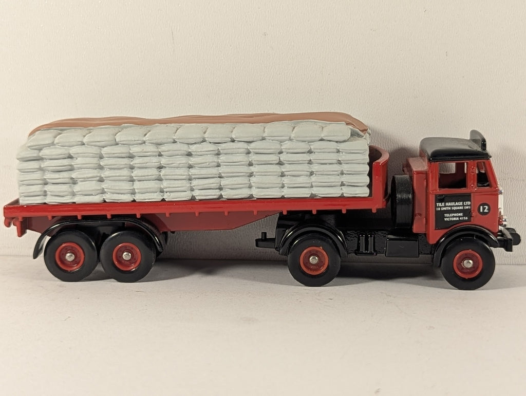 Lledo OO Gauge AEC Mammoth Flatbed Trailer & Slagload - Marley Tiles
