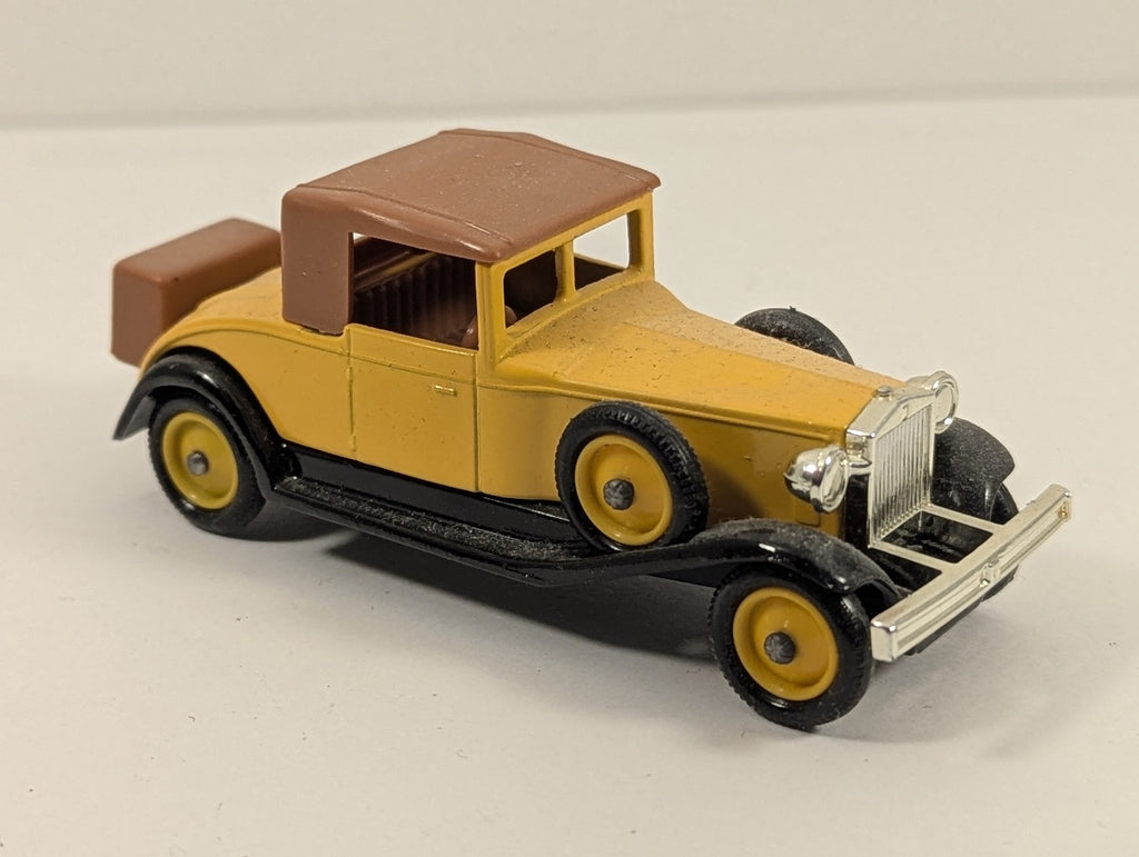 Lledo 1931 Rolls-Royce Phantom II Coupe Die-cast Model Car Yellow and Brown DG24