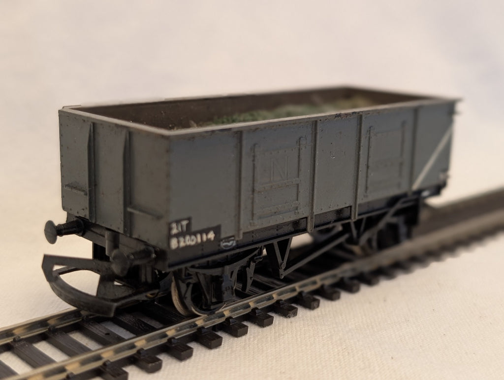 Tri-ang OO Gauge LNER Open Wagon Goods Wagon B200114 BR Grey (Repaint)