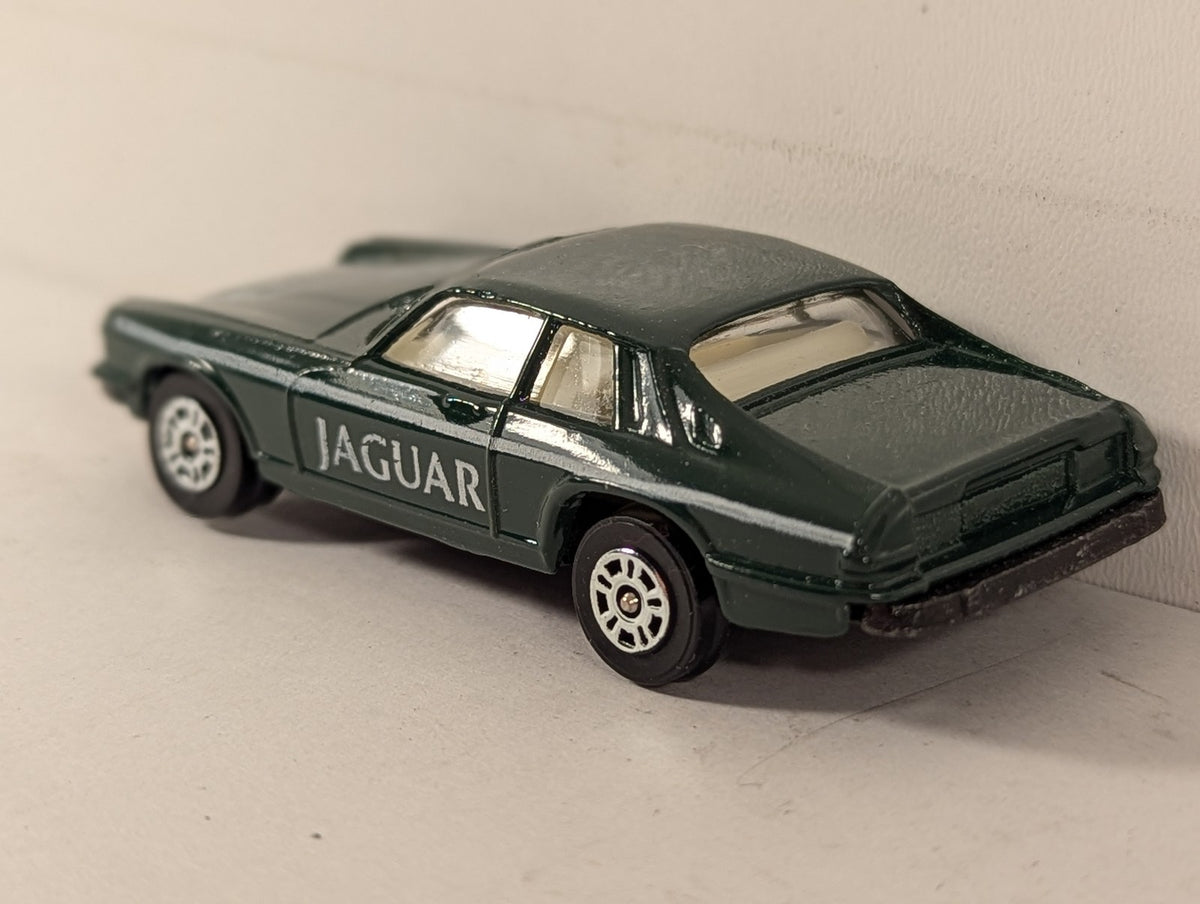 Corgi Jaguar Track Car Die-cast Model Green with white Jaguar graphics