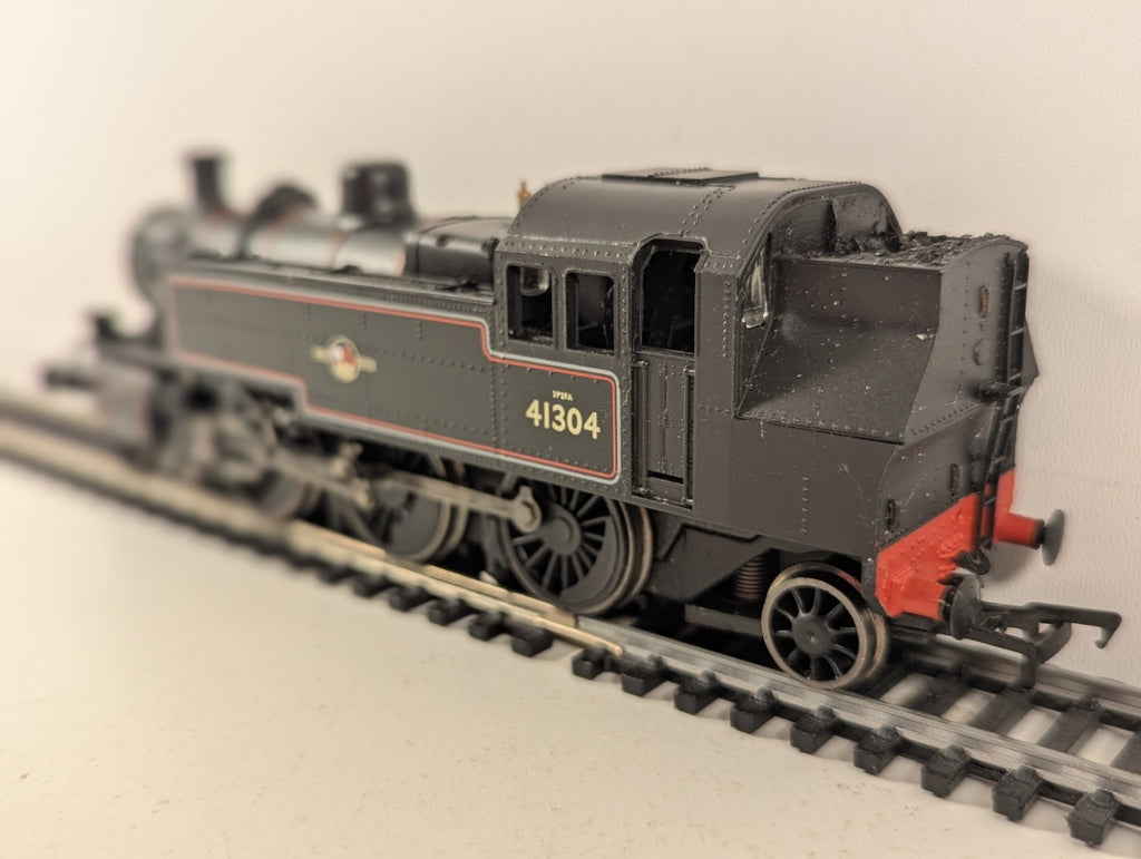 Bachmann 31-452C OO Gauge Ivatt 2MT Tank 41304 BR Black - Boxed