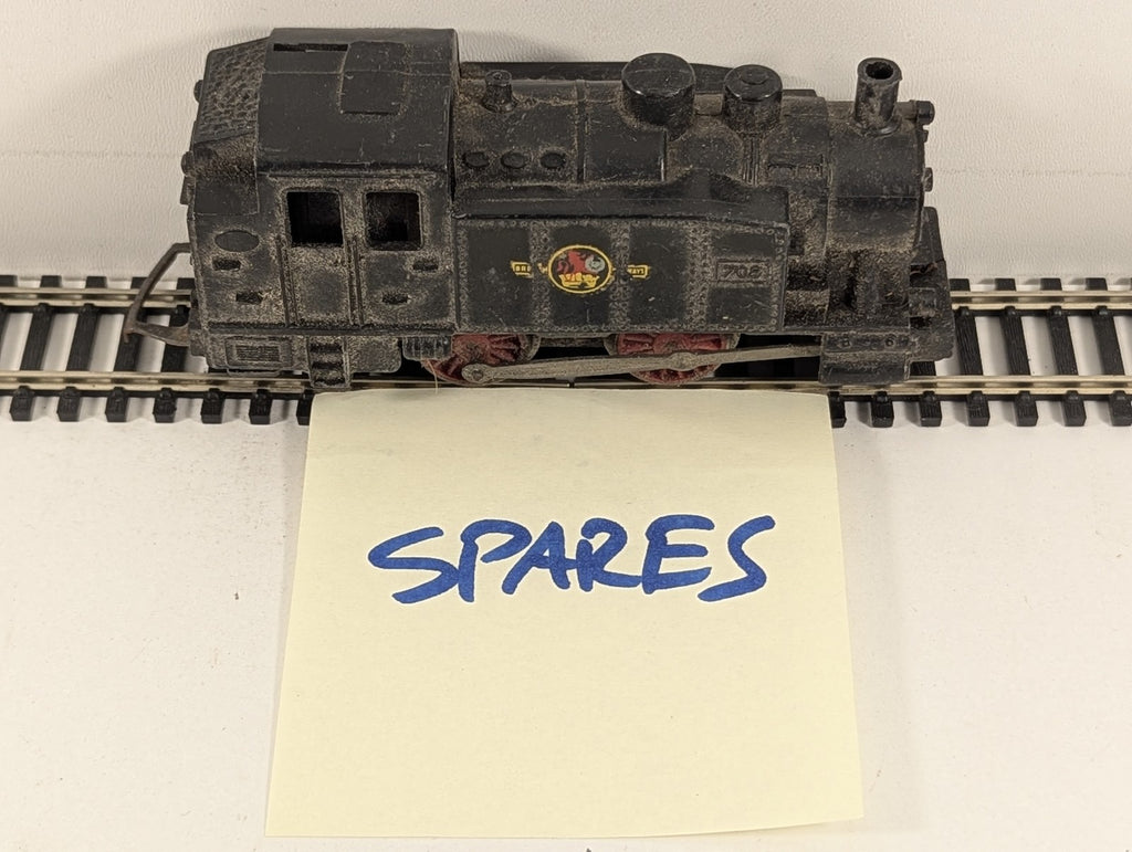 Playcraft HO Gauge Class 0-4-0 Tank Locomotive Steam Locomotive 708 BR Black