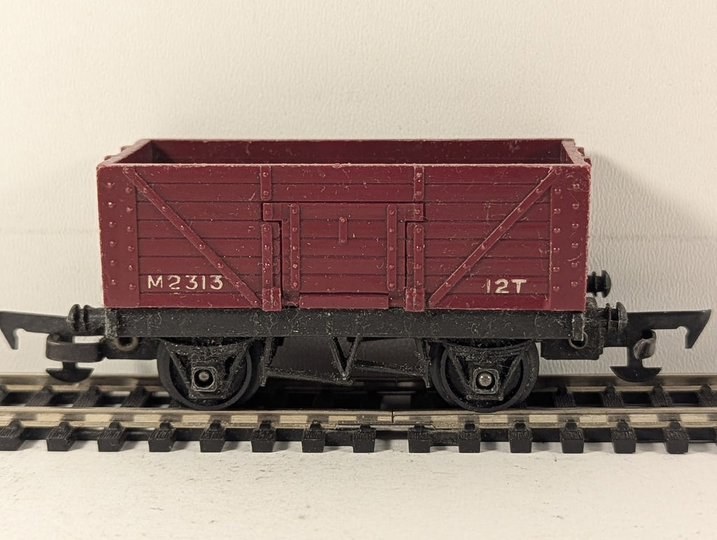 Tri-ang OO Gauge 12T Open Goods Wagon M2313 Maroon R.112