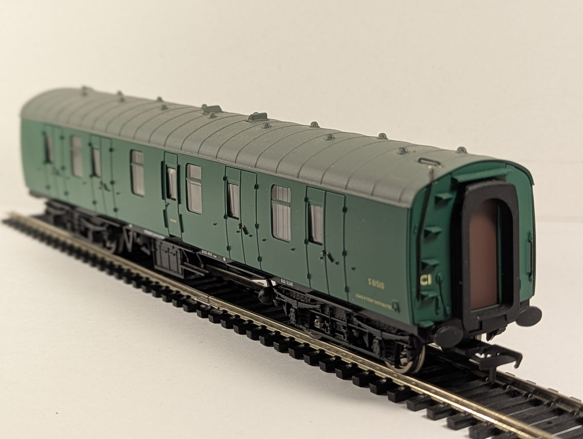 Bachmann OO Gauge BR Mk1 Full Brake BG Passenger Coach S81510 BR Southern Green