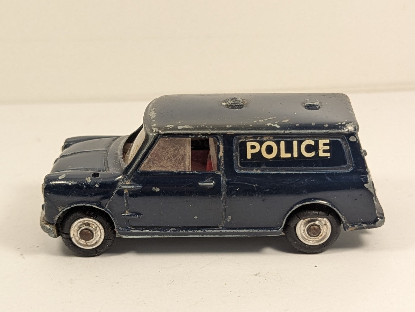 Corgi Toys 448 BMC Mini Police Van 1:43 Scale - Damaged Wheel