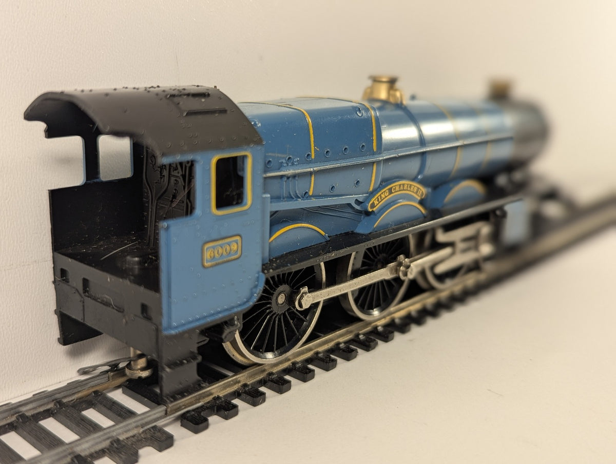 Lima OO Gauge Class 6000 King Steam Locomotive 6009 BR Blue Spares or Repair