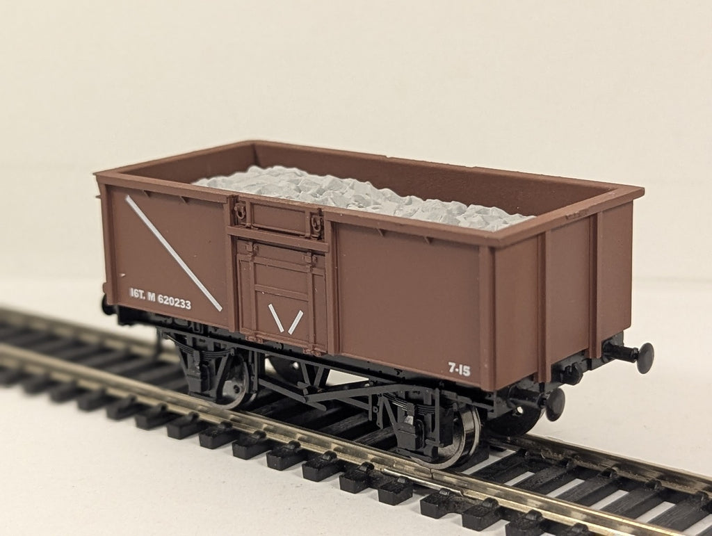 Dapol OO Gauge 16T Steel Mineral Wagon Goods Wagon M620233 BR Bauxite 4F-030-104