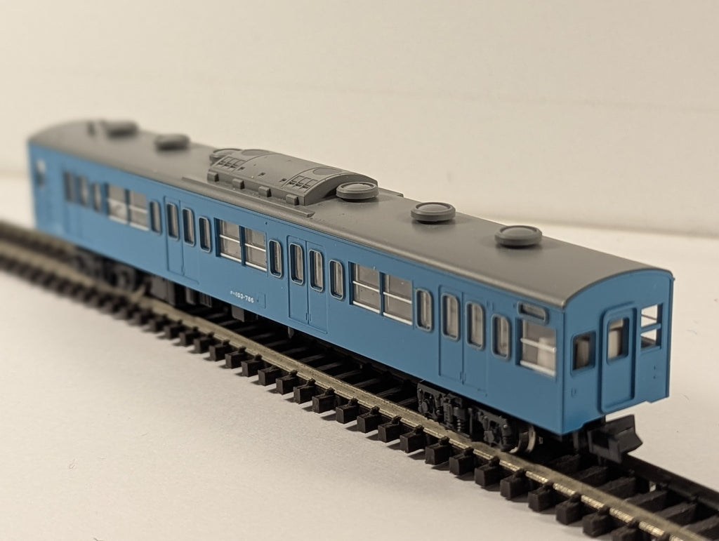 Kato N Gauge Class 103 Sky Blue Driving Trailer Kuha 103-786 JNR Sky Blue