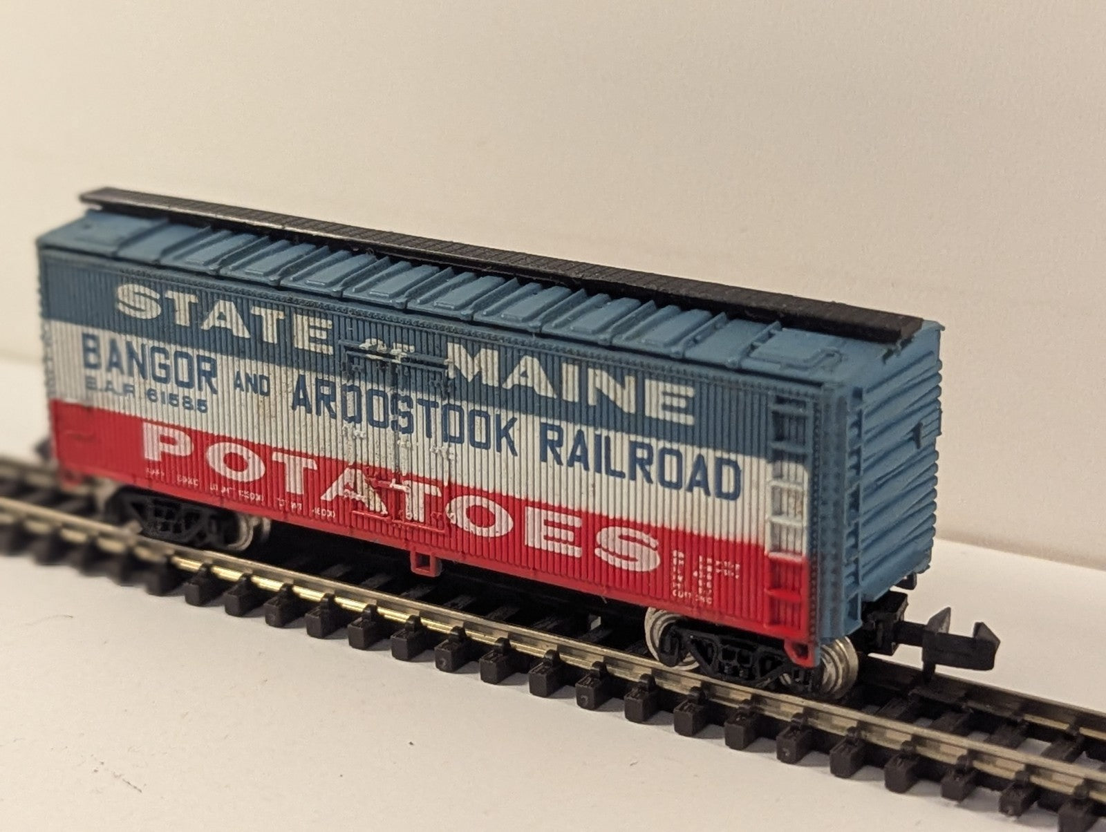 Bachmann Bangor & Aroostook State of Maine Potatoes Box Car N Gauge