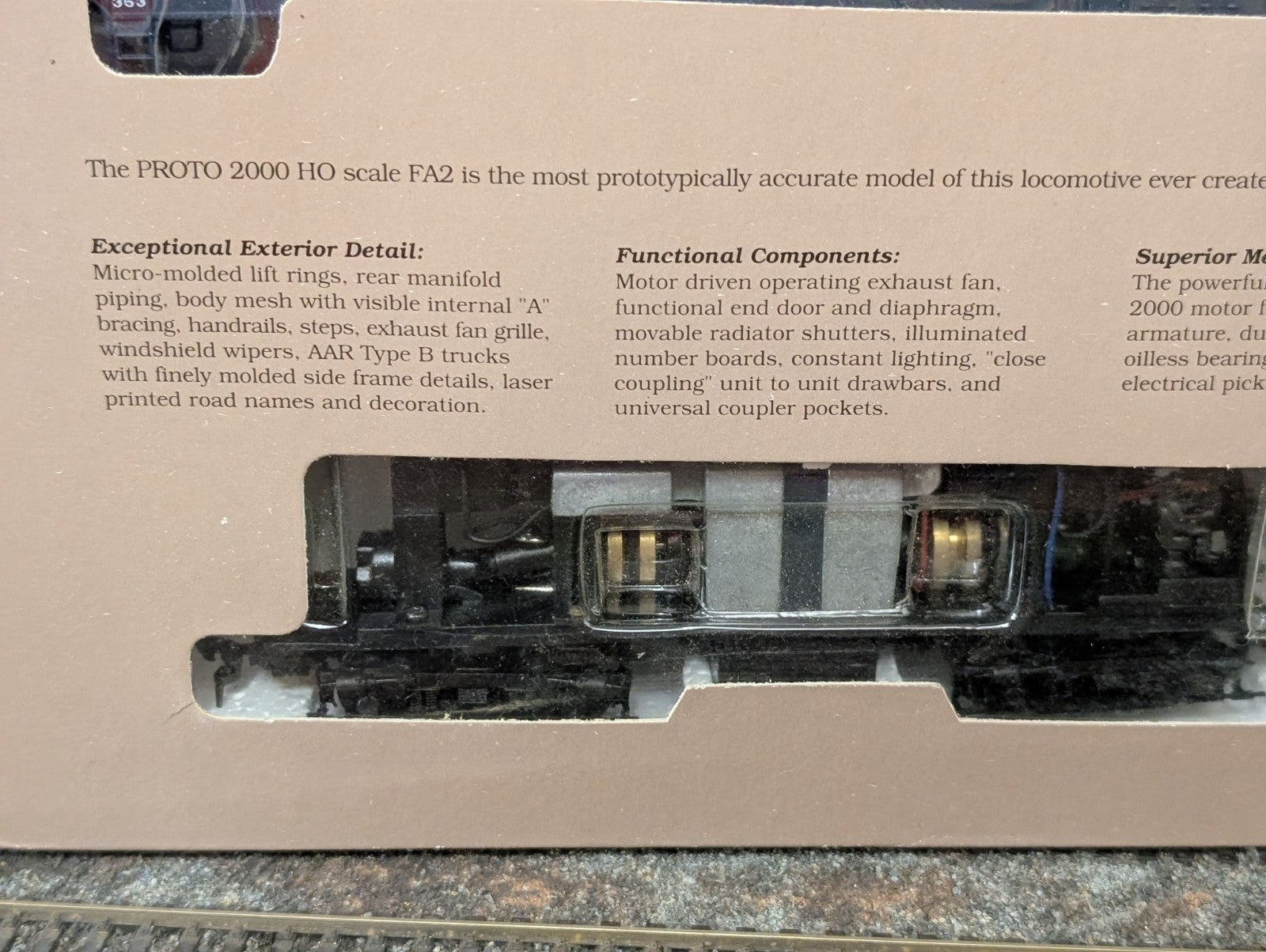 Proto 2000 8369 HO Gauge Alco FA2 Diesel Locomotive Missouri Pacific No. 353