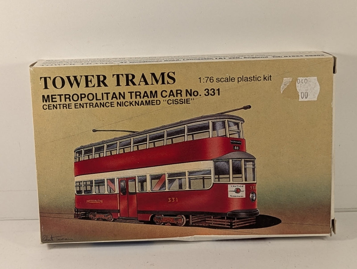 Tower Trams 1:76 Metropolitan Tram Car No. 331 Centre Entrance 'Cissie'
