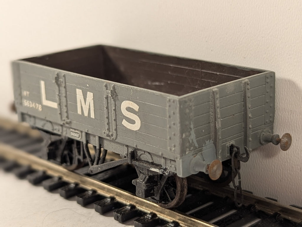 Slaters OO Gauge Midland Railway 5-Plank Open Wagon Goods Wagon 123490 / 563478