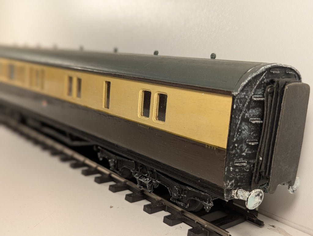 Kitbuilt O Gauge GWR Collett 57ft Bow End Brake Coach