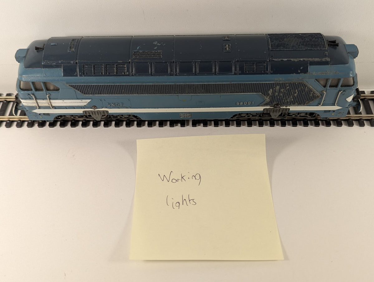 Fleischmann HO Gauge SNCF Class 68000 Diesel Locomotive 68001 SNCF Blue 1386