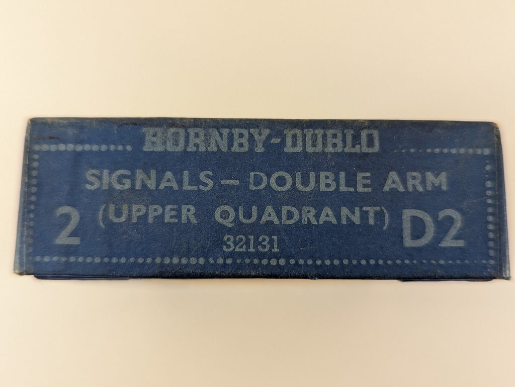 Hornby-Dublo 32131 OO Gauge Double Arm Upper Quadrant Signal - Boxed