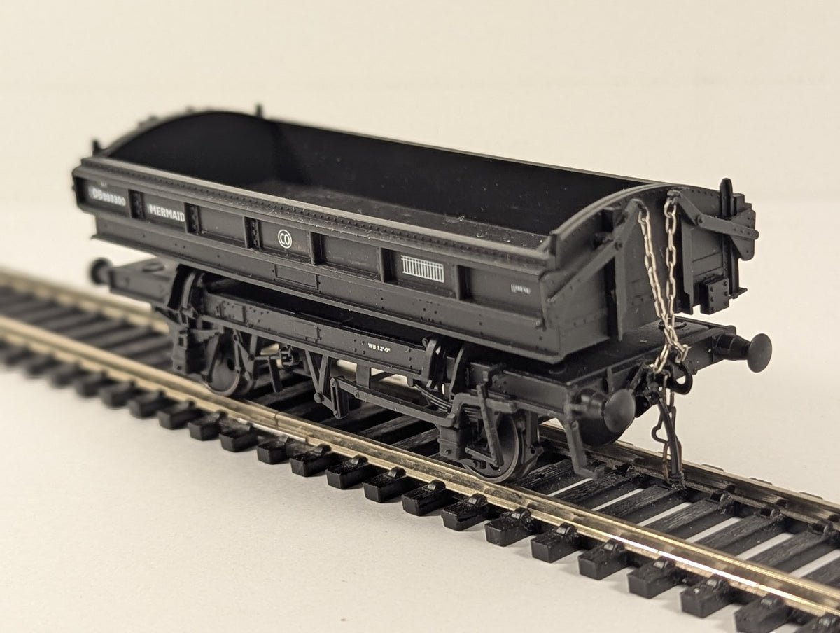 Flangeway ME-3 Mermaid ballast wagon in BR black DB989264