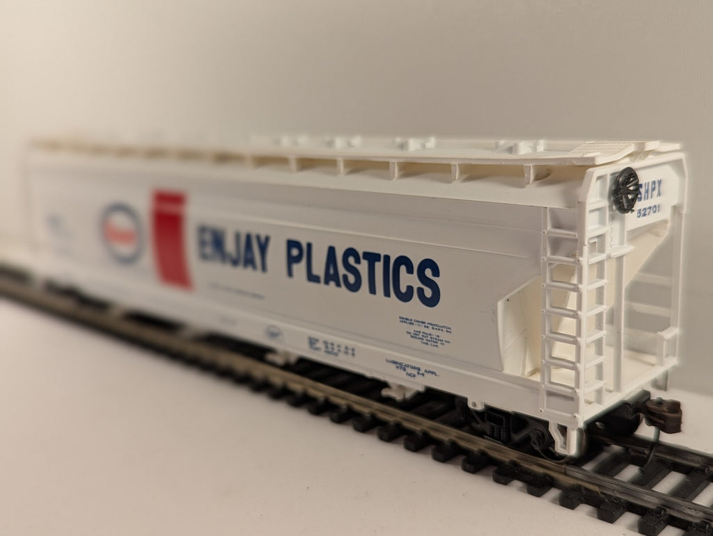 Bachmann HO Gauge 56' Center-Flow Hopper Wagon SHPX 52701 Enjay Plastics 17544