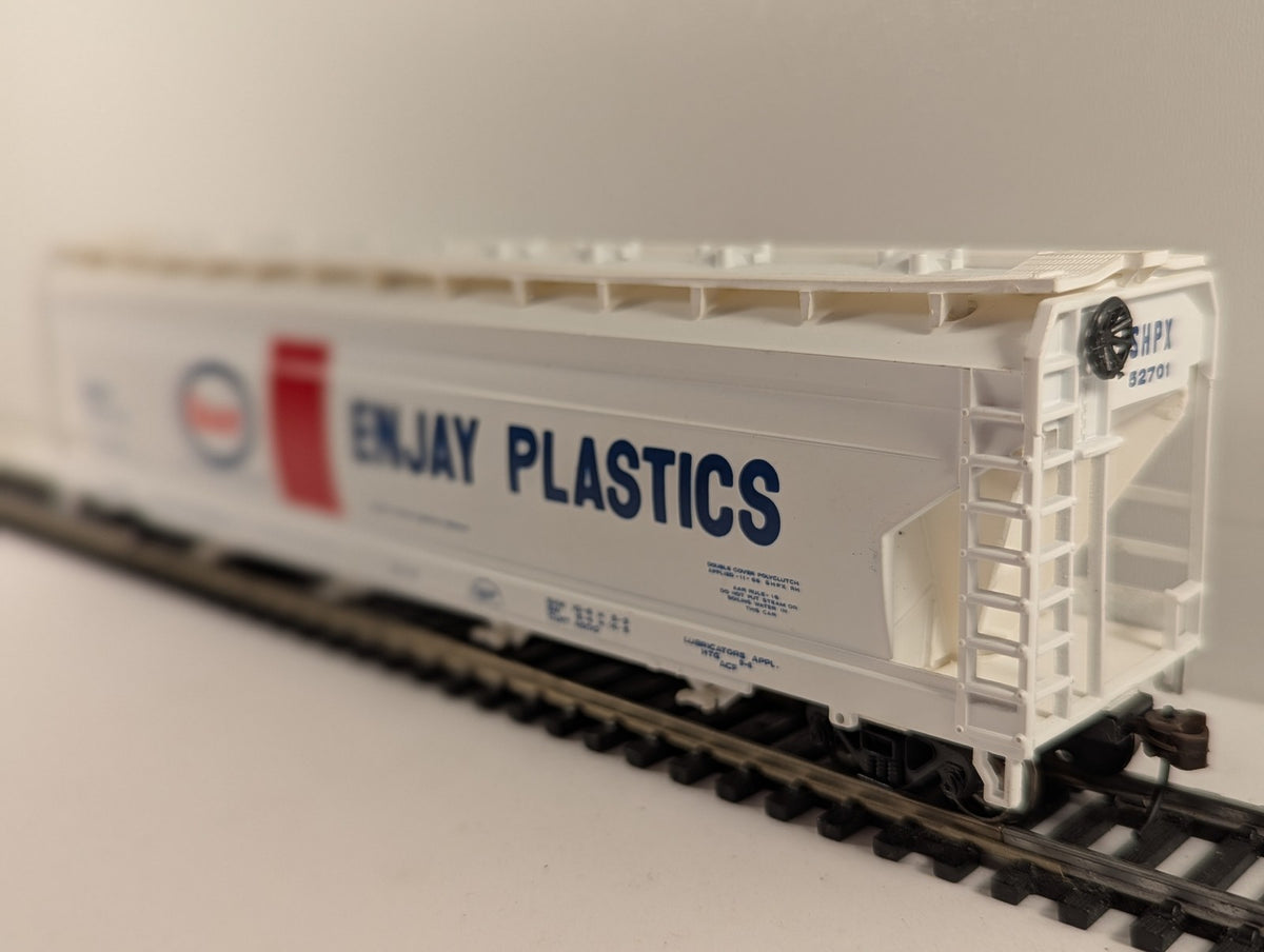 Bachmann HO Gauge 56' Center-Flow Hopper Wagon SHPX 52701 Enjay Plastics 17544