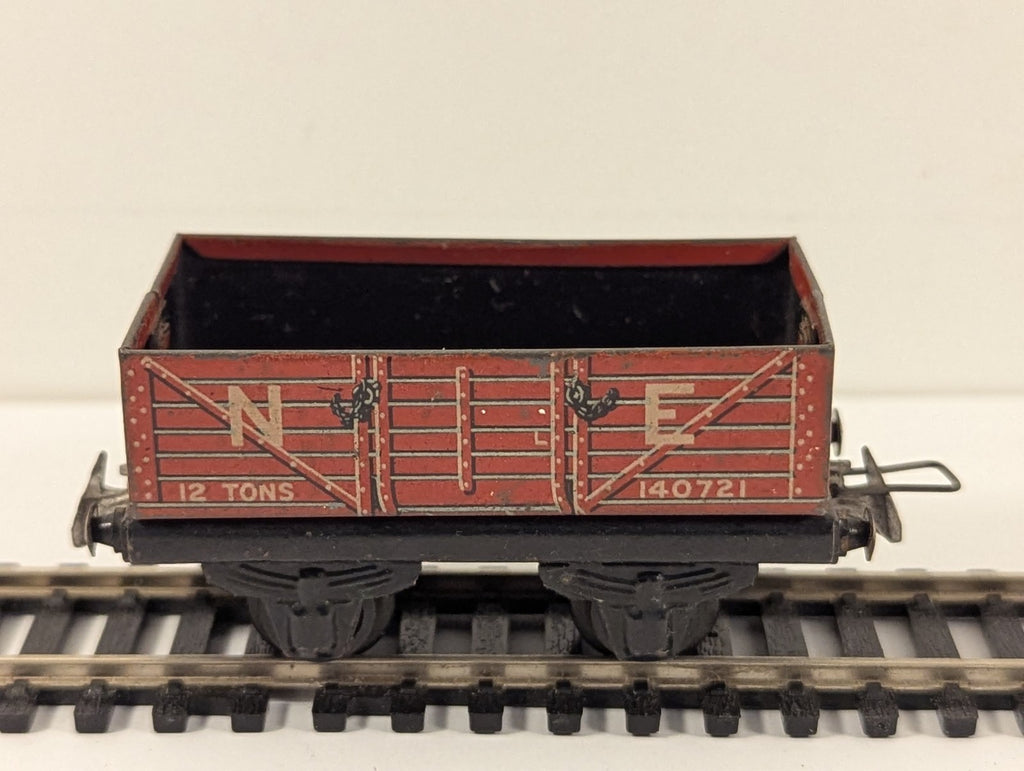 Trix Twin Railway LNER 5 Plank Open Wagon Tinplate OO Gauge