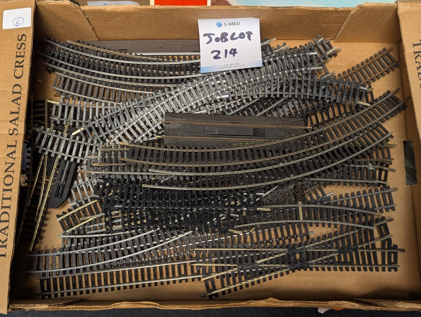 Hornby OO Gauge Job Lot of Model Railway Track - Needs TLC