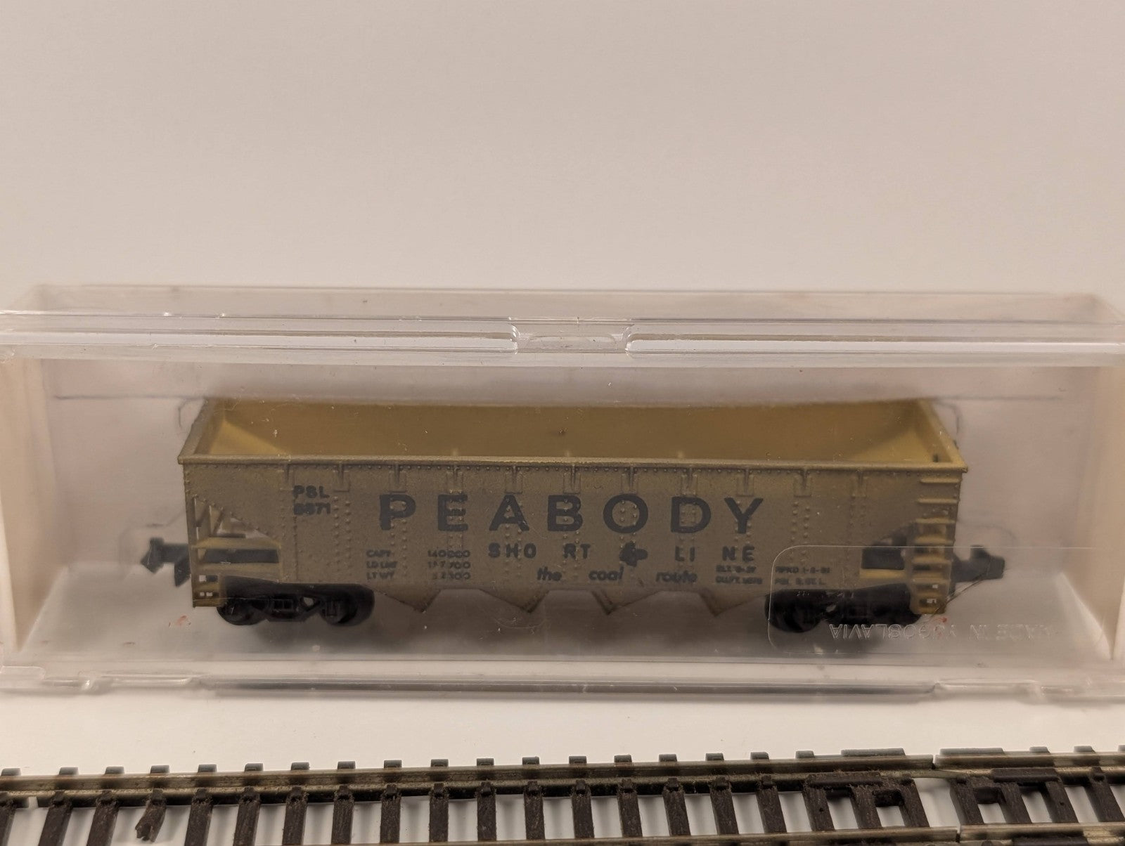 Life-Like N Gauge Peabody Short Line Hopper Car