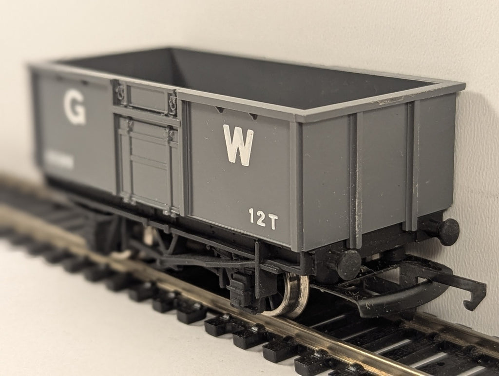Wrenn OO Gauge 12T Steel Wagon Goods Wagon 110265 GWR Grey W5029