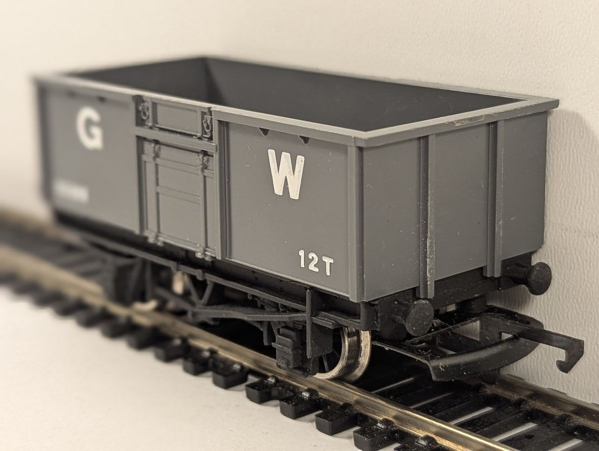Wrenn OO Gauge 12T Steel Wagon Goods Wagon 110265 GWR Grey W5029