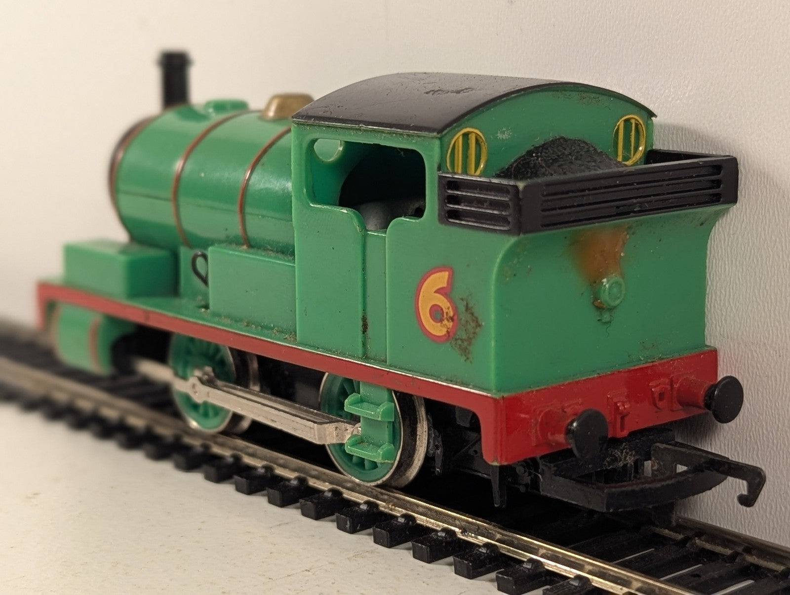Hornby OO Gauge Percy the Small Engine Steam Locomotive 6 Green Spares or Repair