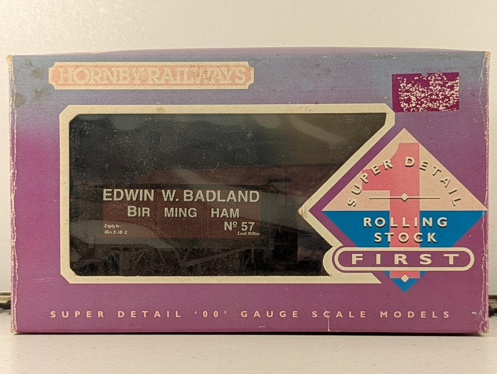 Hornby OO Gauge Edwin Badland 6 Plank Wagon Goods Wagon 57