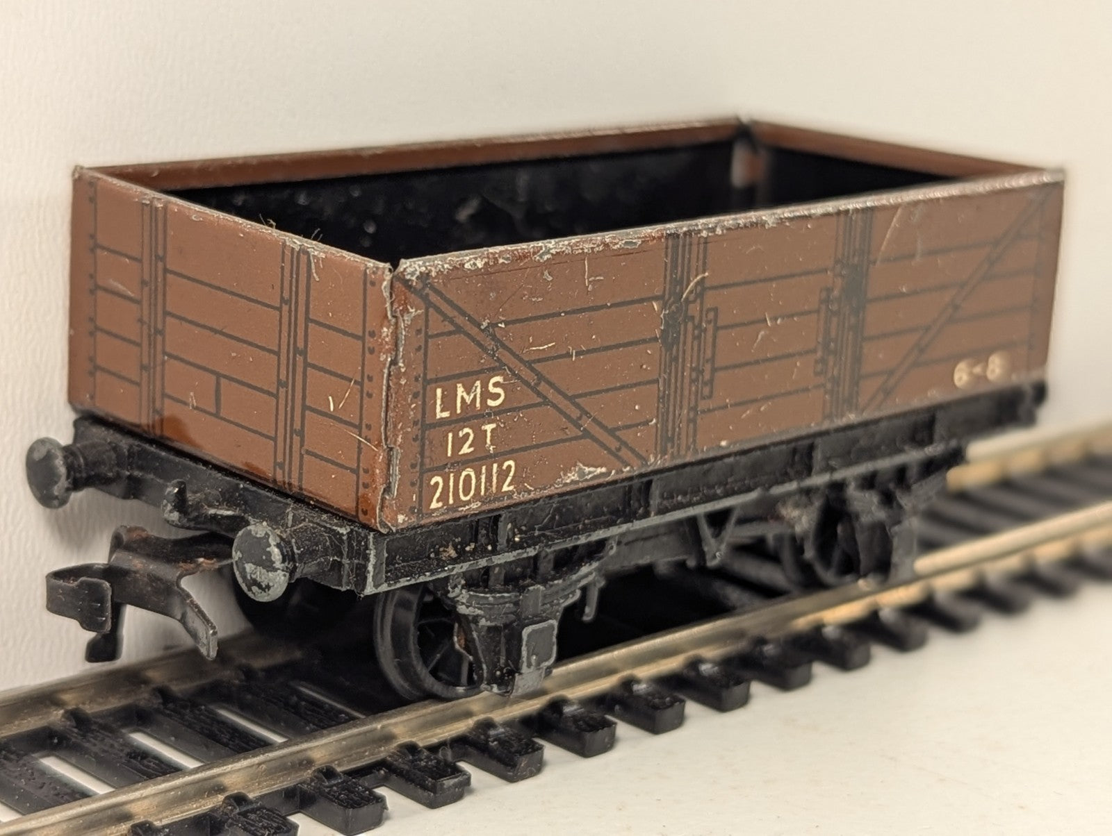 Hornby Dublo LMS Tinplate Open Goods Wagon OO Gauge