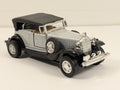 Yatming Cadillac V-16 Phaeton Die-cast Model Car Silver and Black 8503