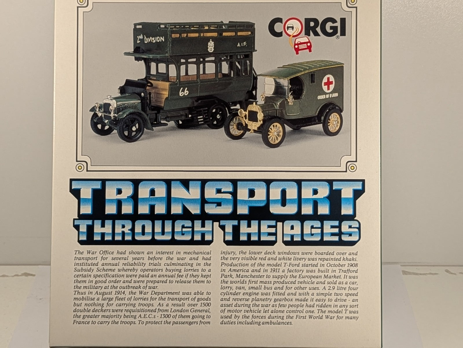 Corgi Transport Through The Ages Die-Cast Military Vehicle Set