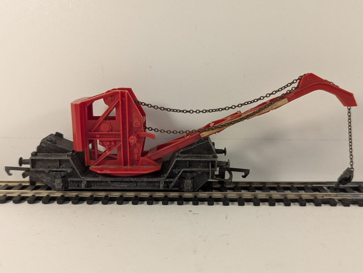 Tri-ang OO Gauge 10 Ton Crane Truck Goods Wagon Red & Black R127