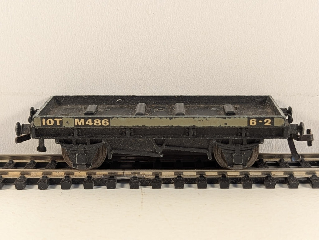 Hornby Dublo OO Gauge D1 Low Sided Wagon Wagons M486 BR Grey