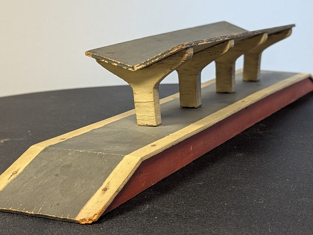 O Gauge Wooden Station Platform