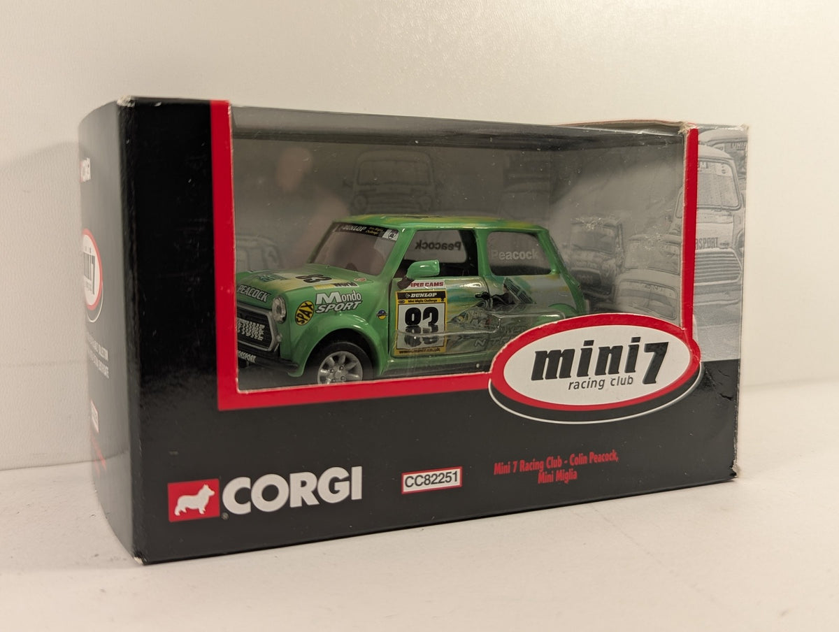 Corgi Mini 7 Racing Club - Colin Peacock, Mini Miglia Die-cast Model Car 83